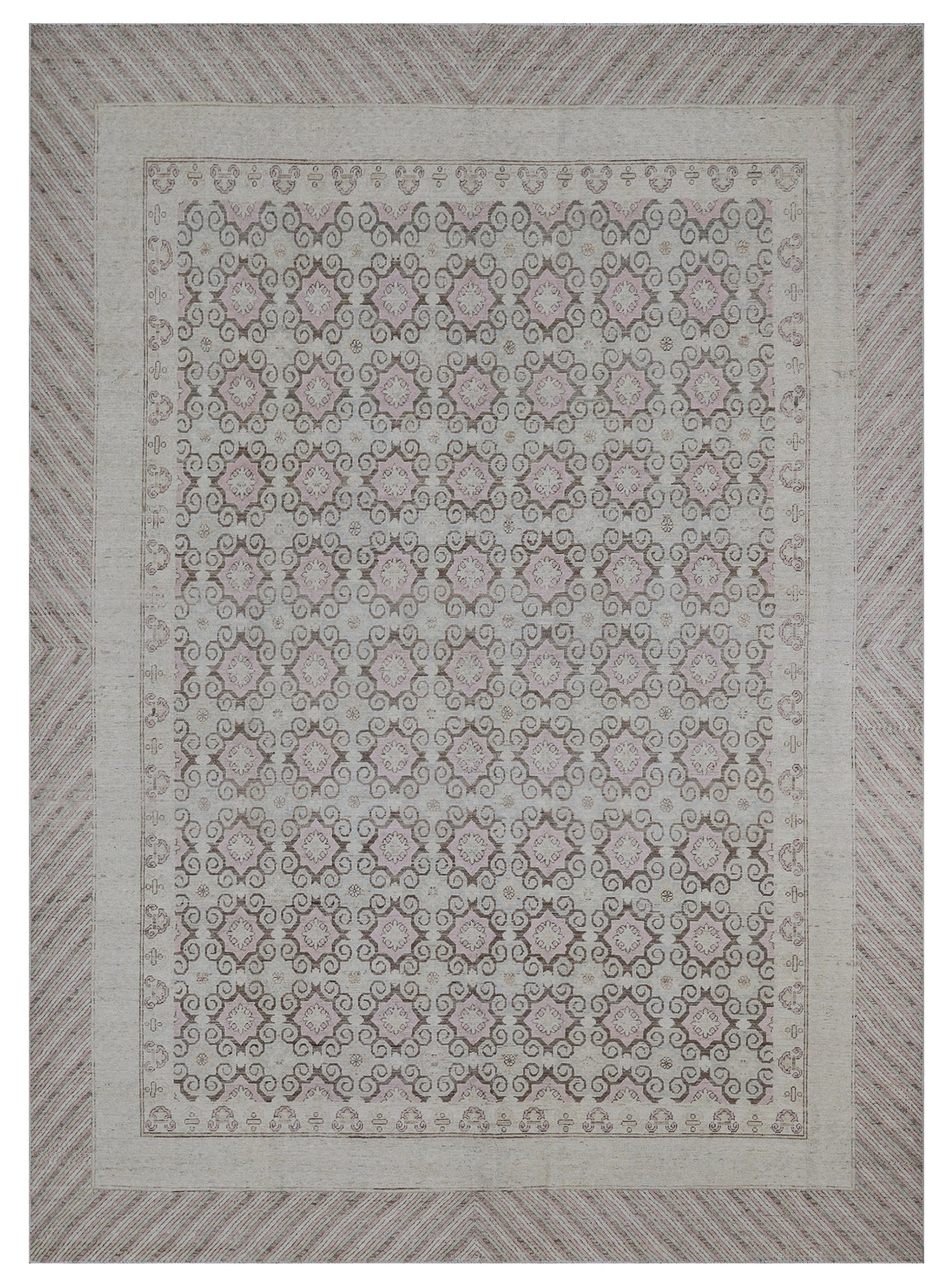 12'x9' Ariana Samarkand Design Geometric Rug