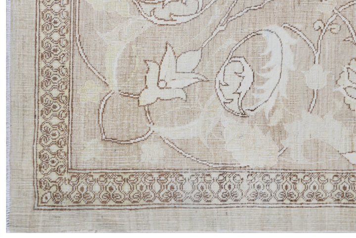 13'x9' Ariana Luxury Polonaise Design Earth Tone Color Fine Hand Knotted Rug