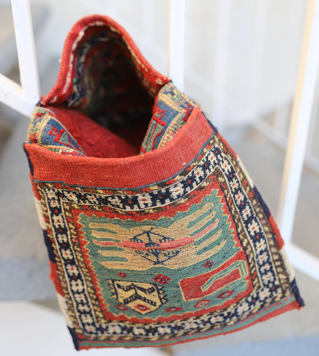 8"x17" Shasavan Hand Woven Saddle bag Face