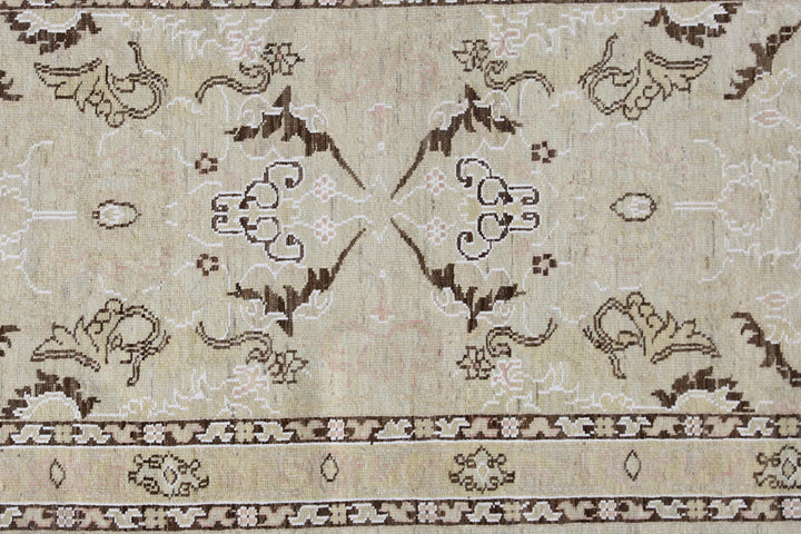 3'x8' Ariana Transitional Earth Tone Hand Knotted Wool Runner Rug