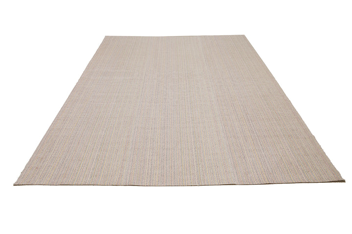 10'x13' Vintage Handwoven Turkish Kilim Rug | Modern Luxury Stripe Kilim