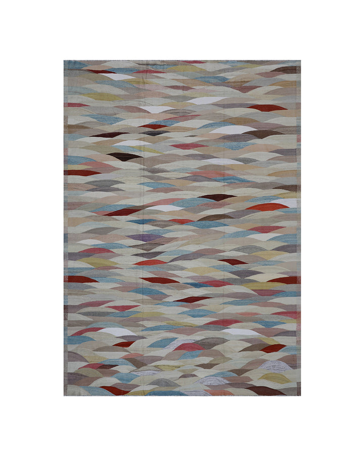 10'x14' Large Colorful Ariana Kilim | Geometric Wool Area Rug