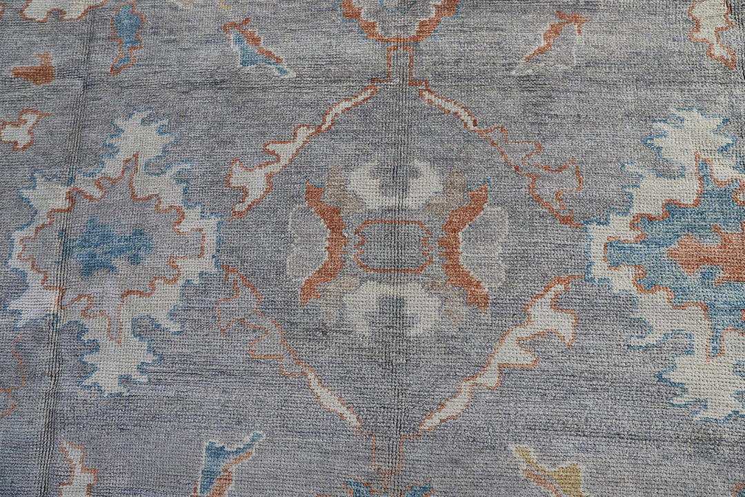 11'x13' Turkish Oushak Rug | Hand-knotted Wool Rug