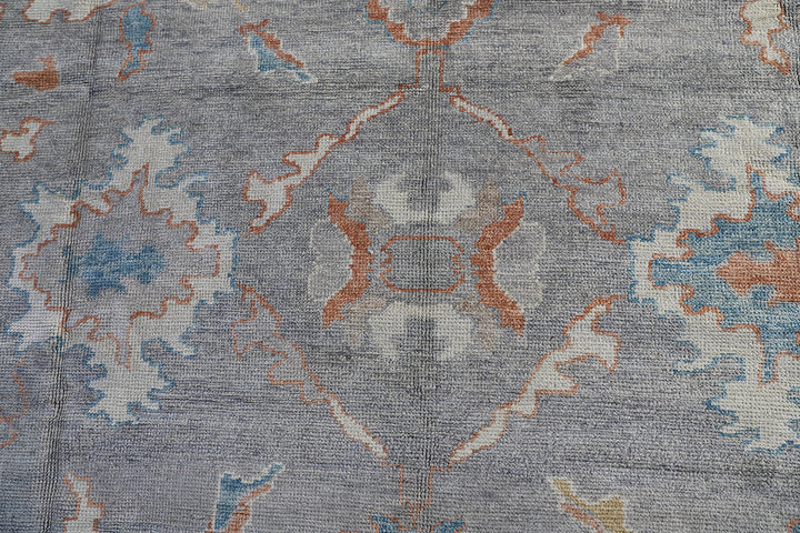 11'x13' Turkish Oushak Rug | Hand-knotted Wool Rug