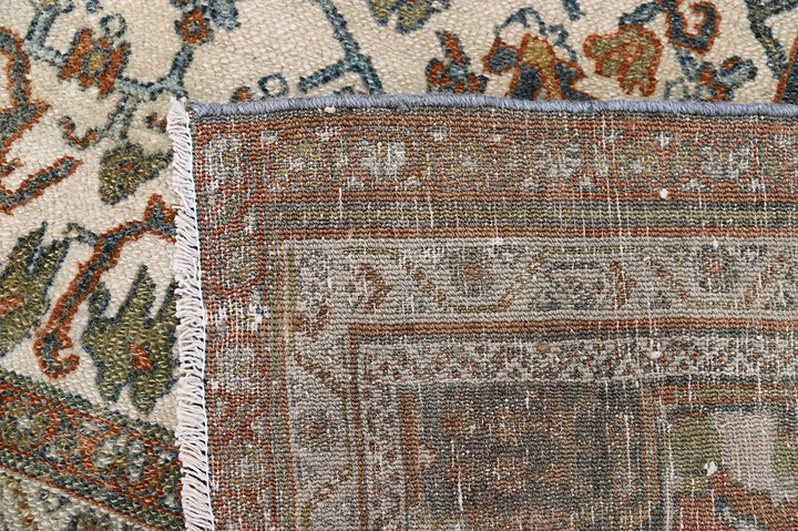 7'x12' Vintage Persian Bibikabad Rug | Hand-Knotted Rug