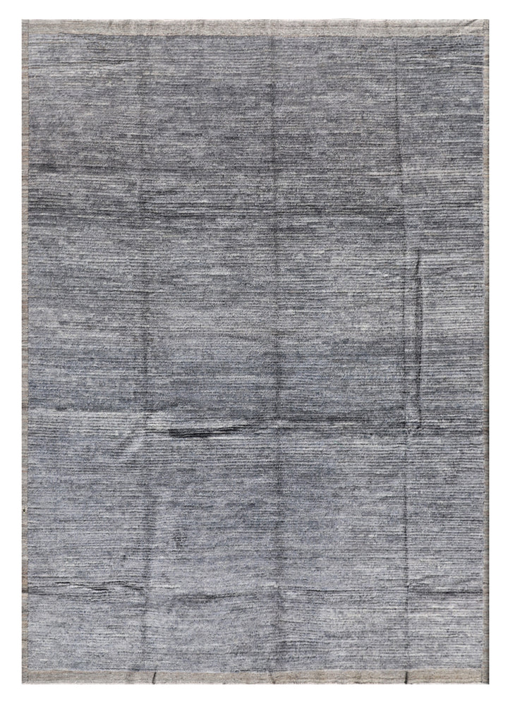 9'x12' Solid Gray Ariana Moroccan Style Barchi Rug