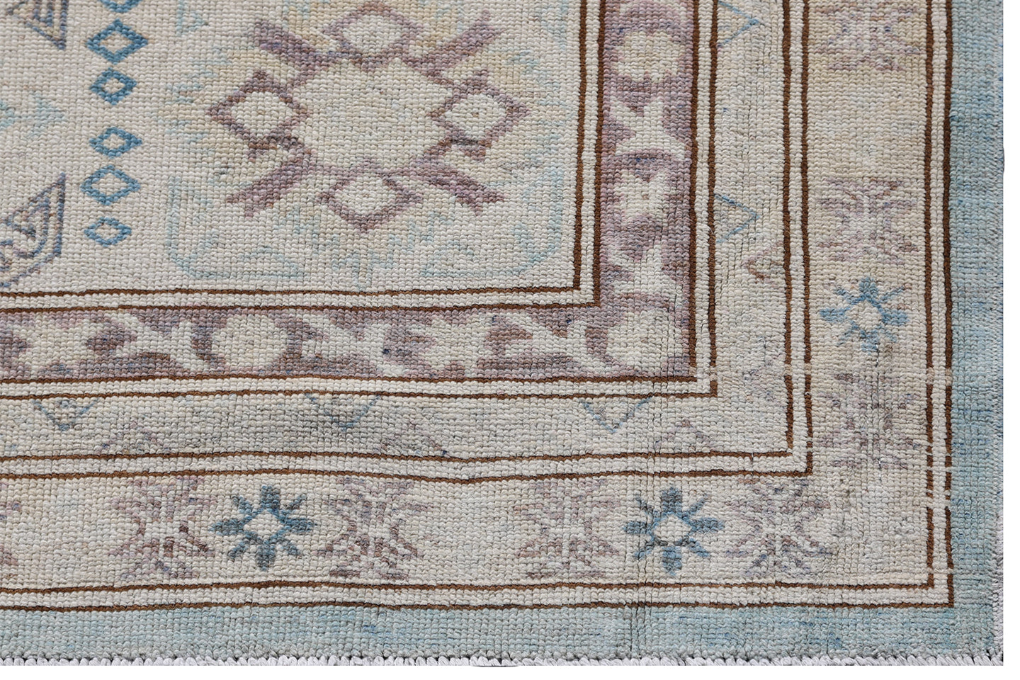 10'x13' Ariana Caucasian Traditional Blue Ivory Brown Rug