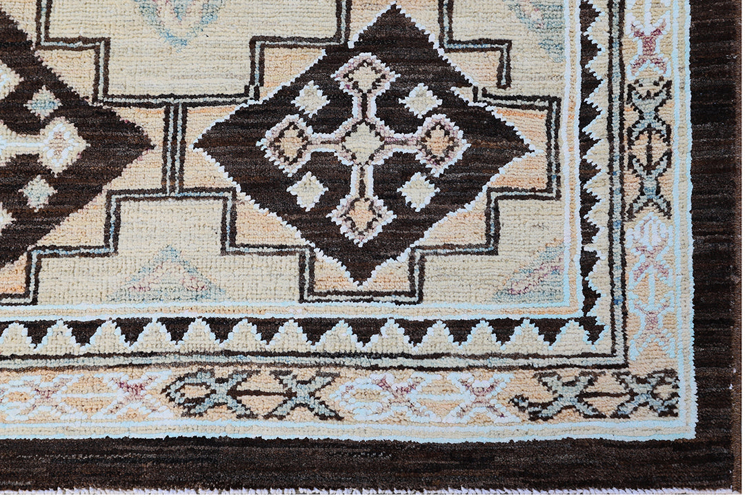 9'x12' Hand-knotted | Elephant foot Design | Ariana Transitional Rug