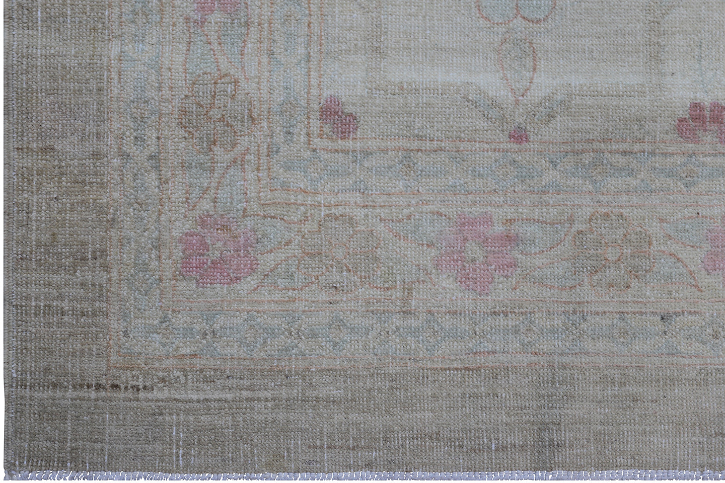 10' x 14' Ariana Sultanabad Design Pastel Blue Ivory Pink Traditional Rug