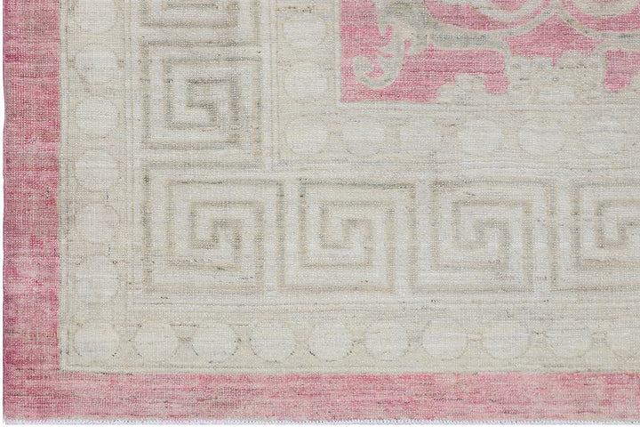 10'x12' Ariana Fine Eastern European Design Pink and Cream Beige Traditional Area Rug