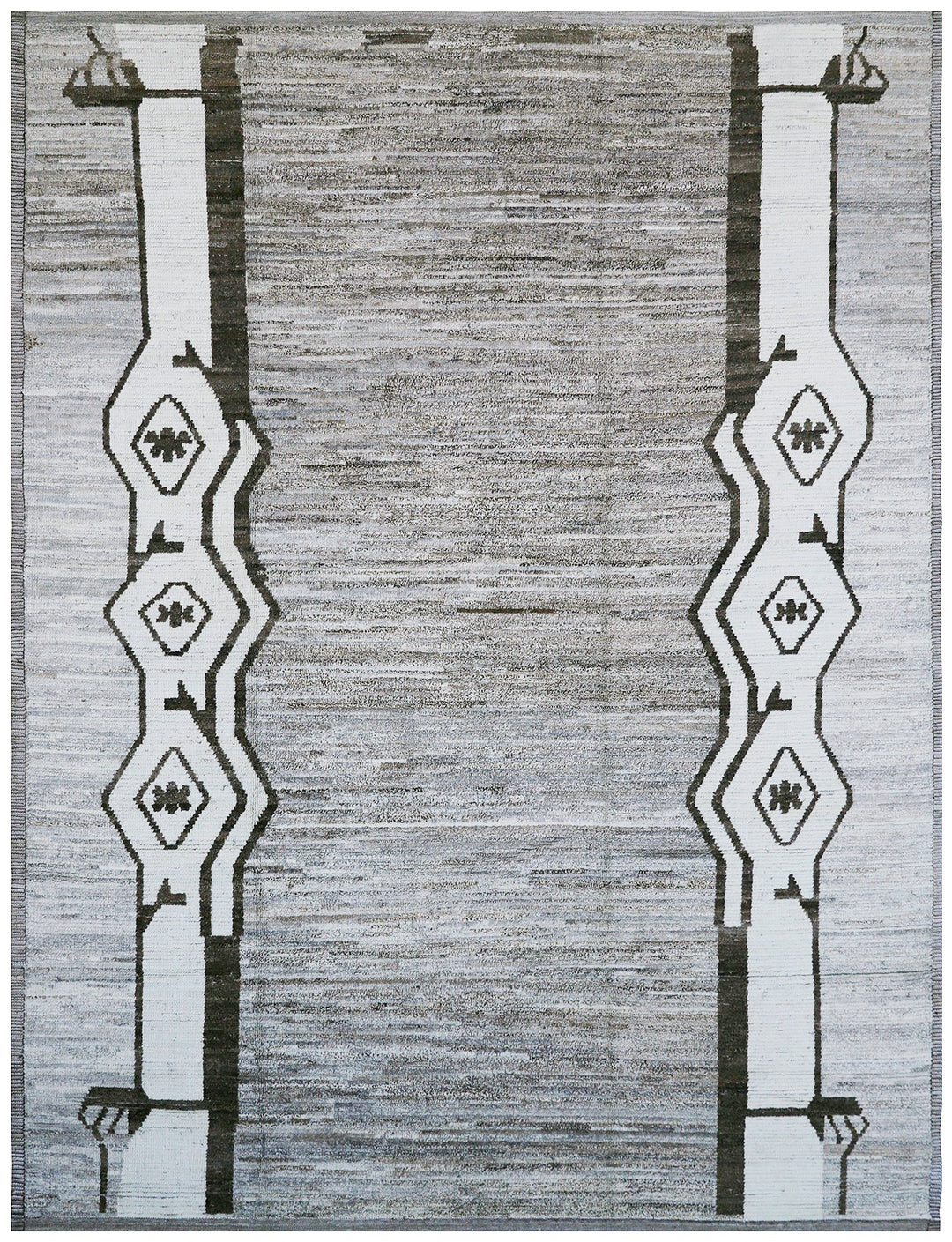 9'x12' Authentic Afghan Area Rug | Moroccan Style| Earthtone | Barchi Large Size Rug