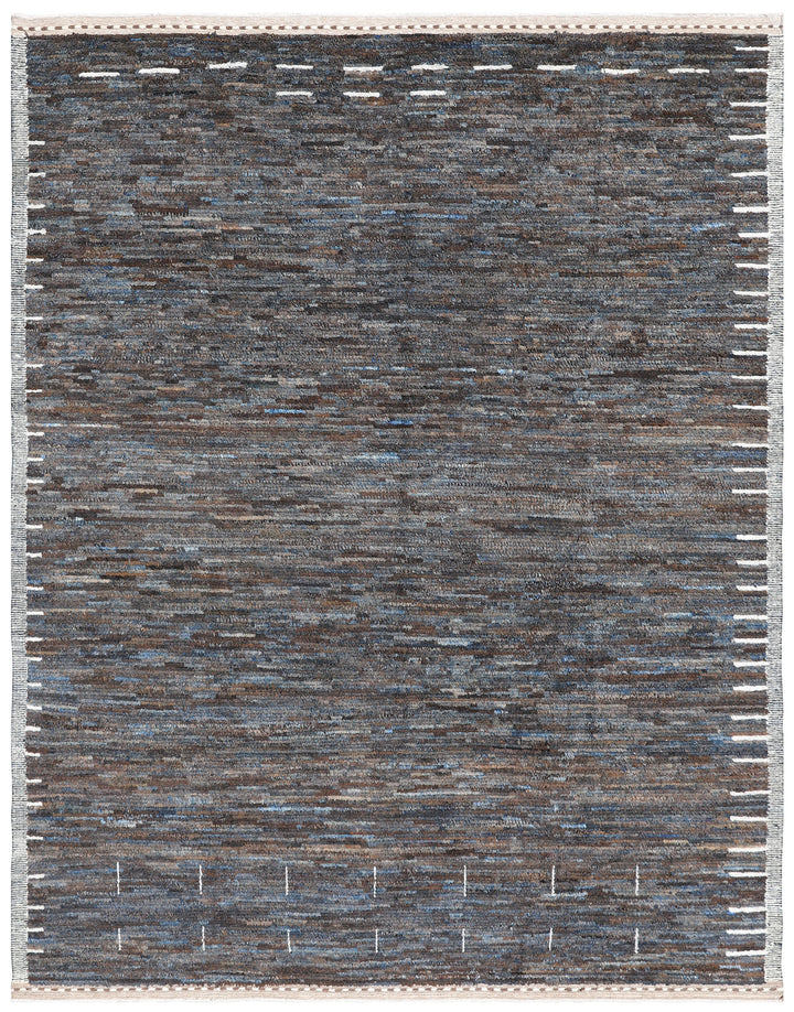 9'x12' Ariana Moroccan Style Navy Barchi Rug