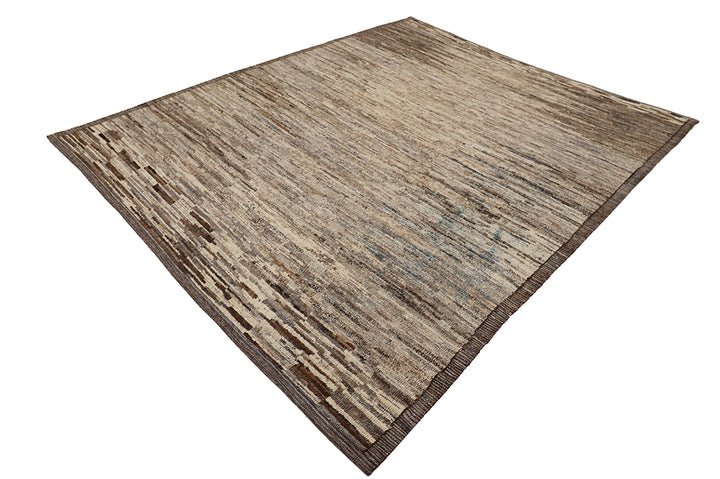 9'x10' Moroccan Style| Grey Brown| Barchi Area Rug