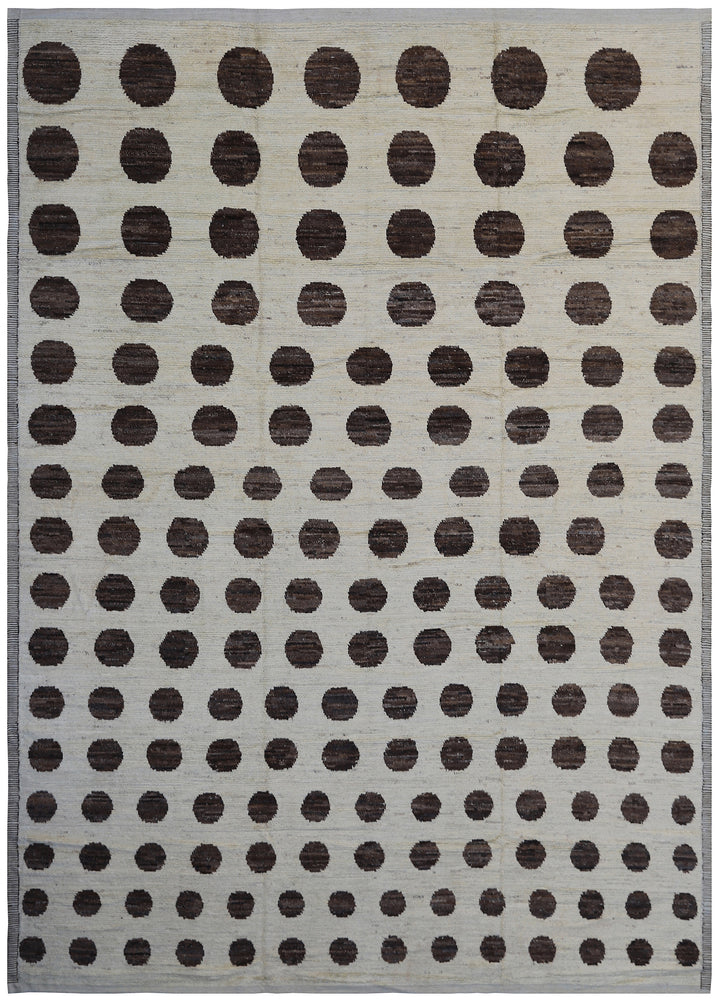 10'x14' Ariana Moroccan Style Polka Dot Barchi Shag Rug