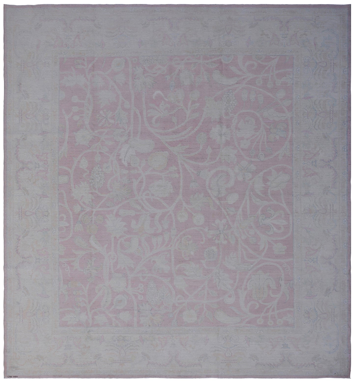 8'x9' Ariana Luxury Transitional Floral Pink Rug