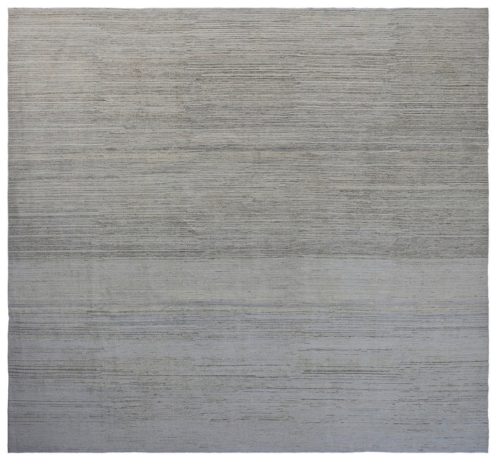 10'x10' Square Earth Tone Ariana Stria Design Rug