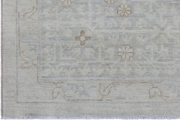 9'x12' Soft Blue Brown Mamlook Design Ariana Transitional Rug