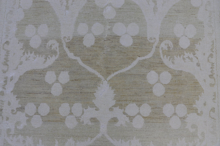 3'x15' Ariana Fine Traditional Ottoman Design  Wool with Silk Highlights Runner Rug