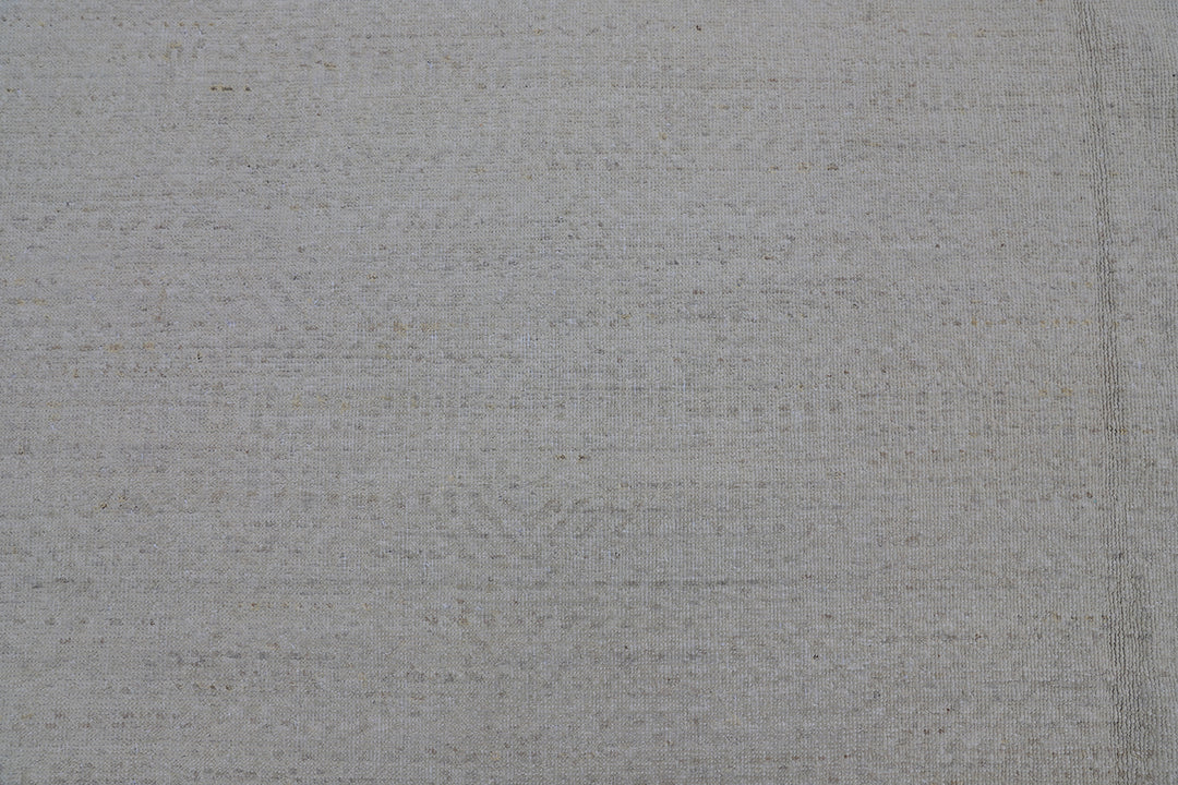 9'x12' Wool Area Rug | Pale Color |Ariana Geometric Design Off White Ivory Rug