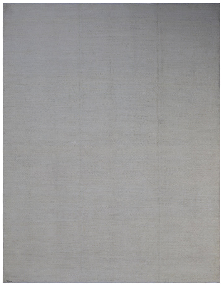 9'x12' Wool Area Rug | Pale Color |Ariana Geometric Design Off White Ivory Rug