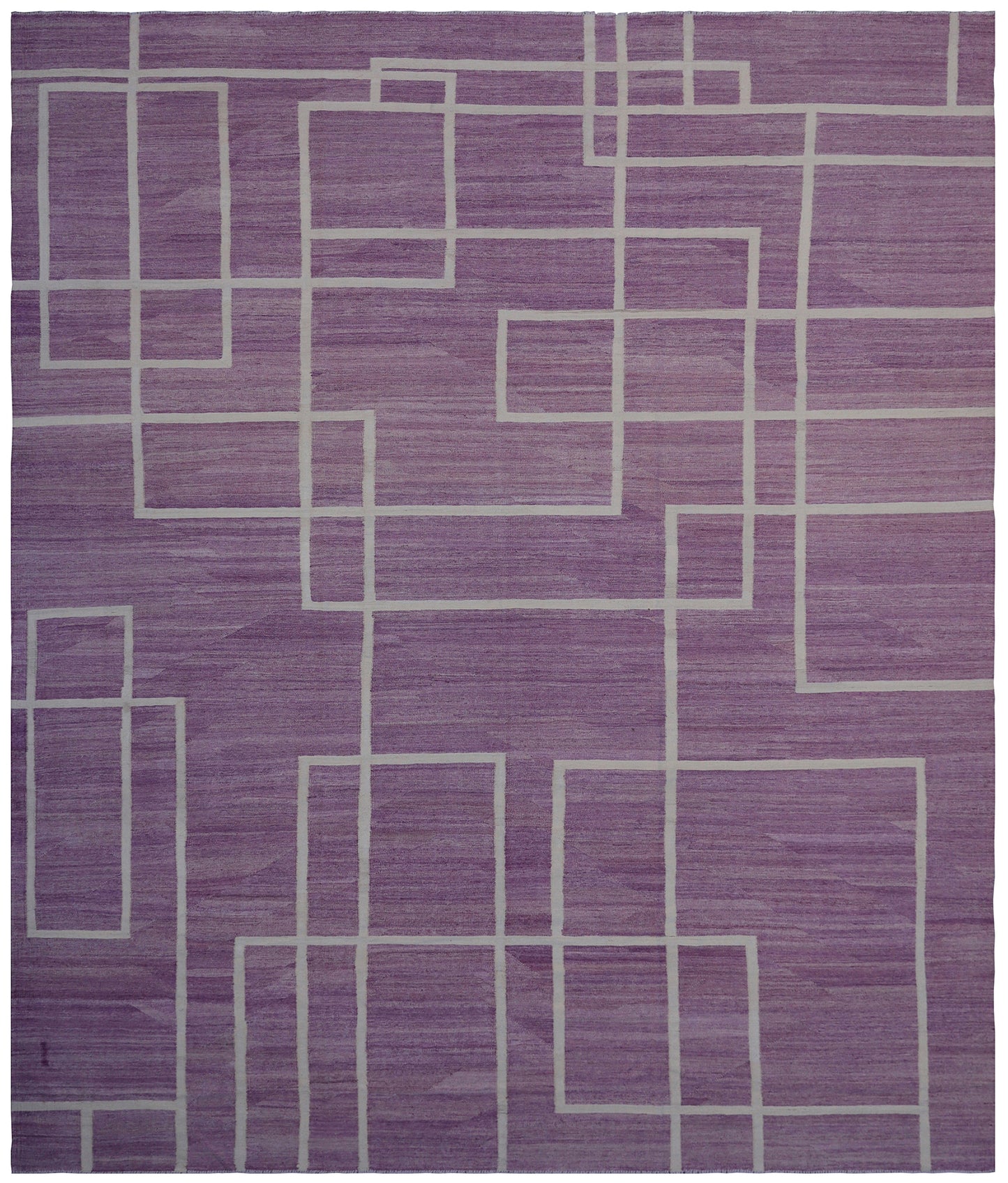 10'x13' Purple Geometric Design Ariana Kilim