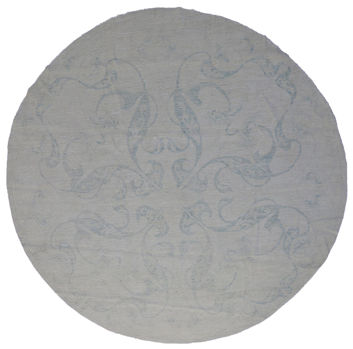 8'x8' Ariana Round Earth Tone color Floral Rug