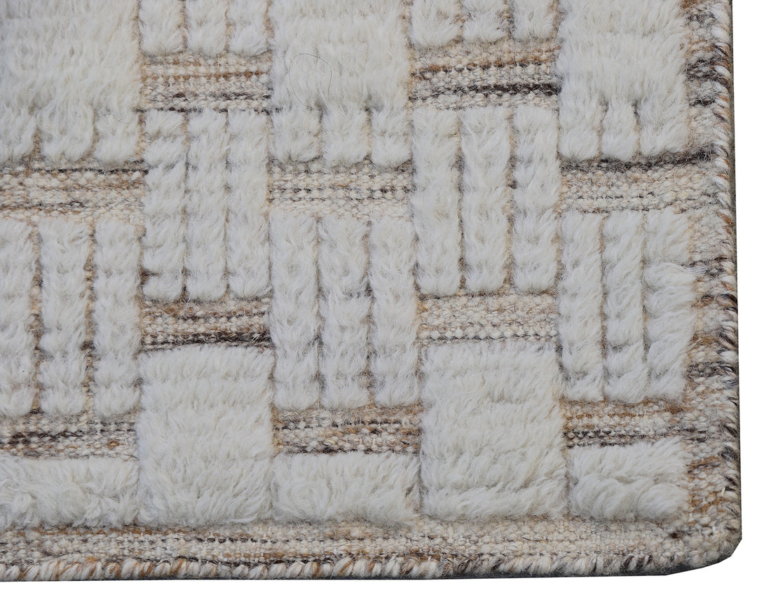 2'x3' Hand Knotted Shaggy Ariana Barchi Collection Rug