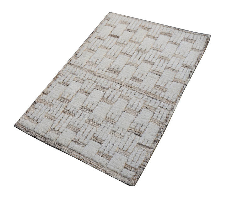 2'x3' Hand Knotted Shaggy Ariana Barchi Collection Rug