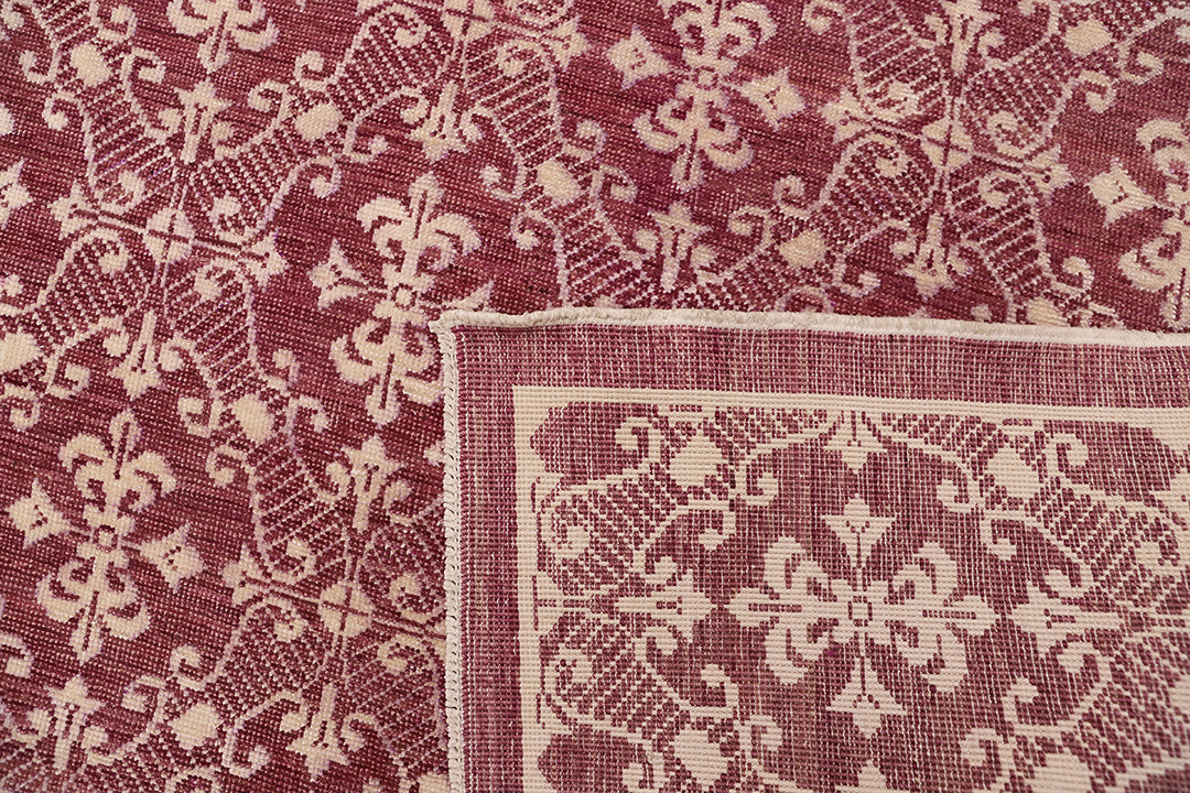Hand-knotted Rug | Organic Wool | Floral Design Rug 10'x13'
