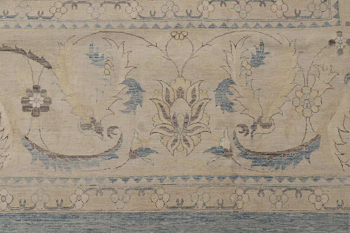 14'x20' Floral Polonaise Rug | Hand-Knotted Wool & Silk, Luxury Persian