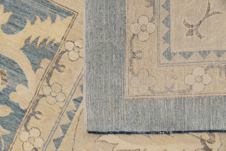 14'x20' Floral Polonaise Rug | Hand-Knotted Wool & Silk, Luxury Persian