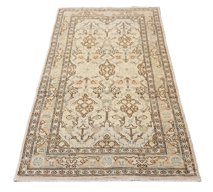 3' x 5' Fine Luxury Ivory Ariana Traditional Persian Area Rug
