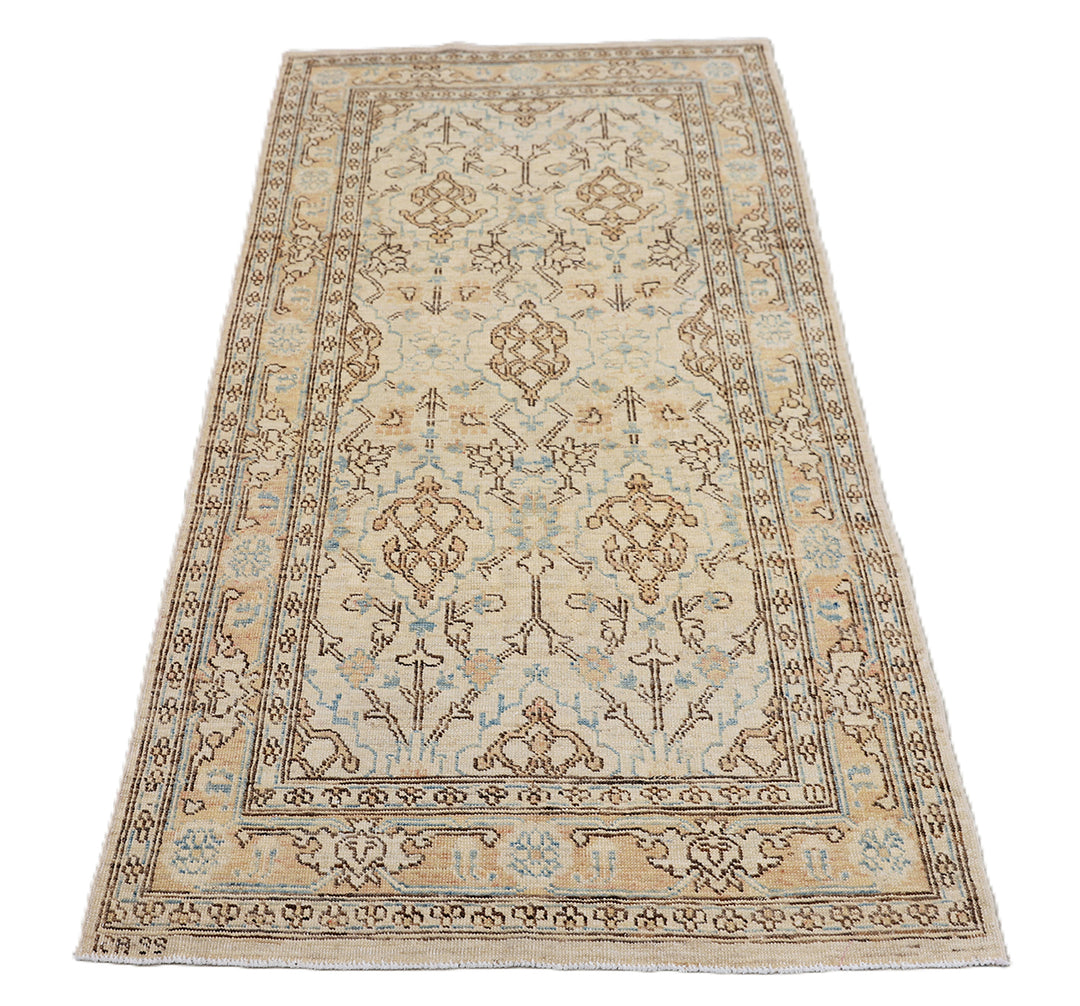 3' x 5' Fine Luxury Ivory Ariana Traditional Persian Area Rug