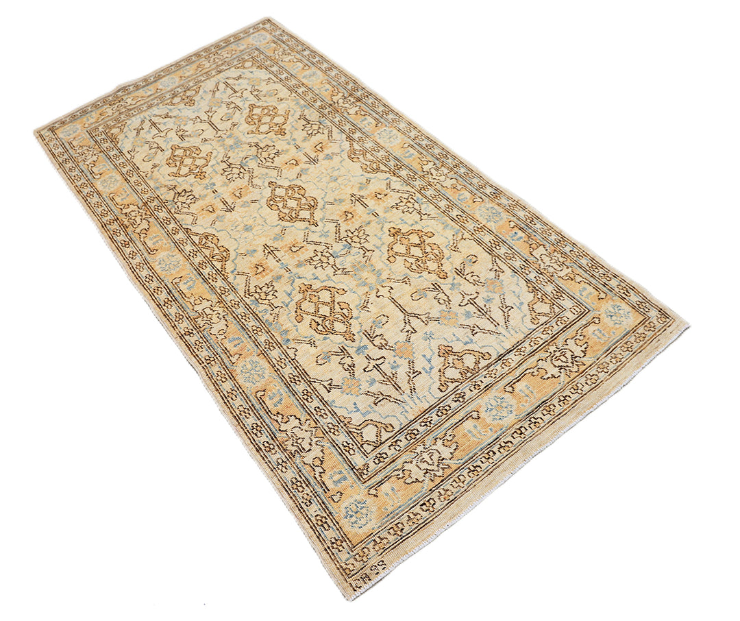 3' x 5' Fine Luxury Ivory Ariana Traditional Persian Area Rug