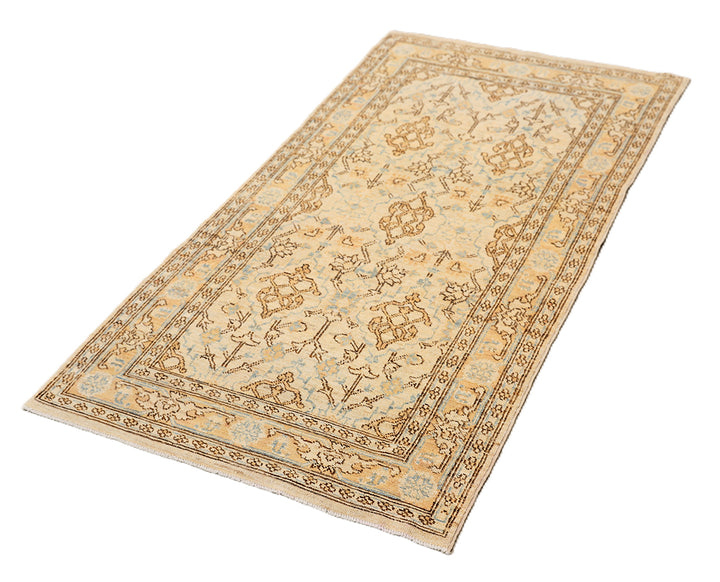 3' x 5' Fine Luxury Ivory Ariana Traditional Persian Area Rug