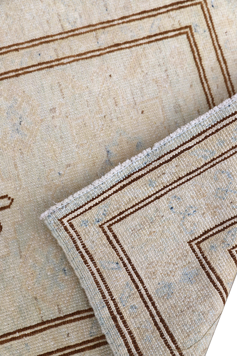 2'x3' Ariana Hazara Afghan Hand-Knotted Wool Area Rug