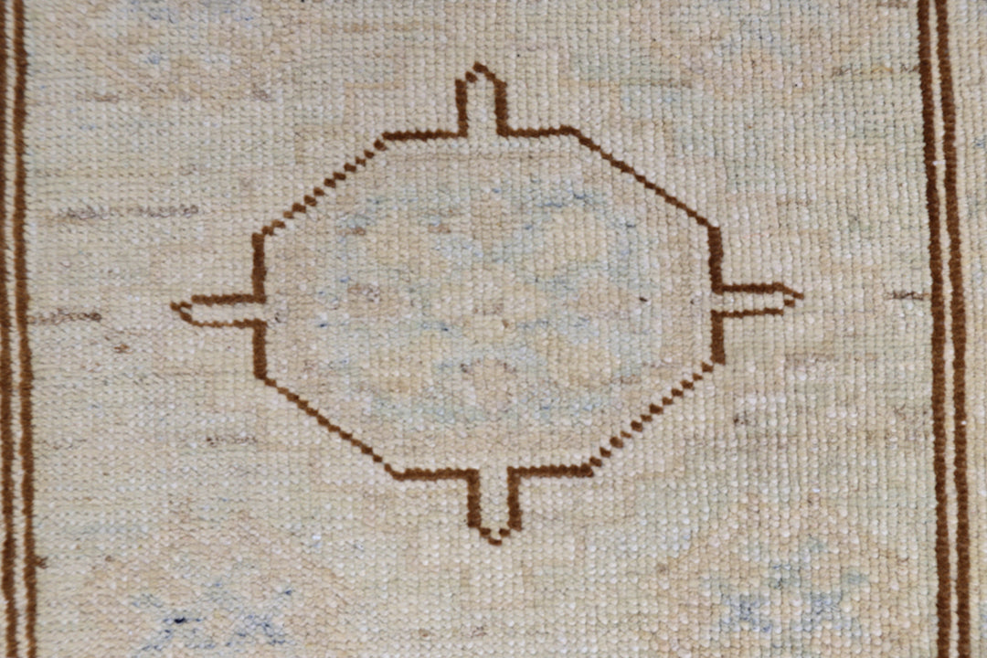 2'x3' Ariana Hazara Afghan Hand-Knotted Wool Area Rug