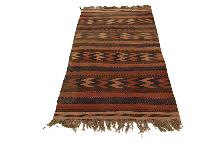 3'x6' Afghan Kilim | Vintage Afghan Wool Kilim