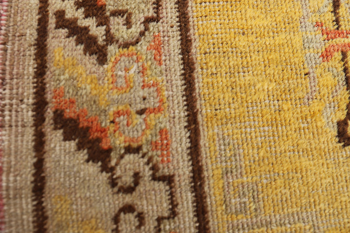 2'x2' Antique Khotan Rug | Hand Knotted | Collectible Organic Wool