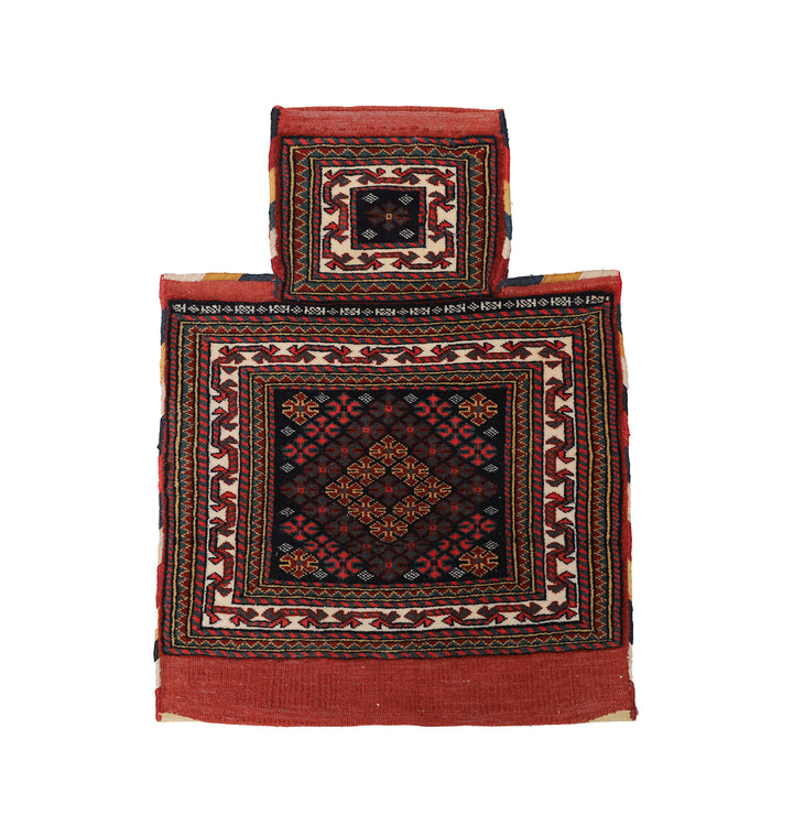 2’x2’ Tribal Rug | Persian Baluchi Salt Bag | Decorative Rug