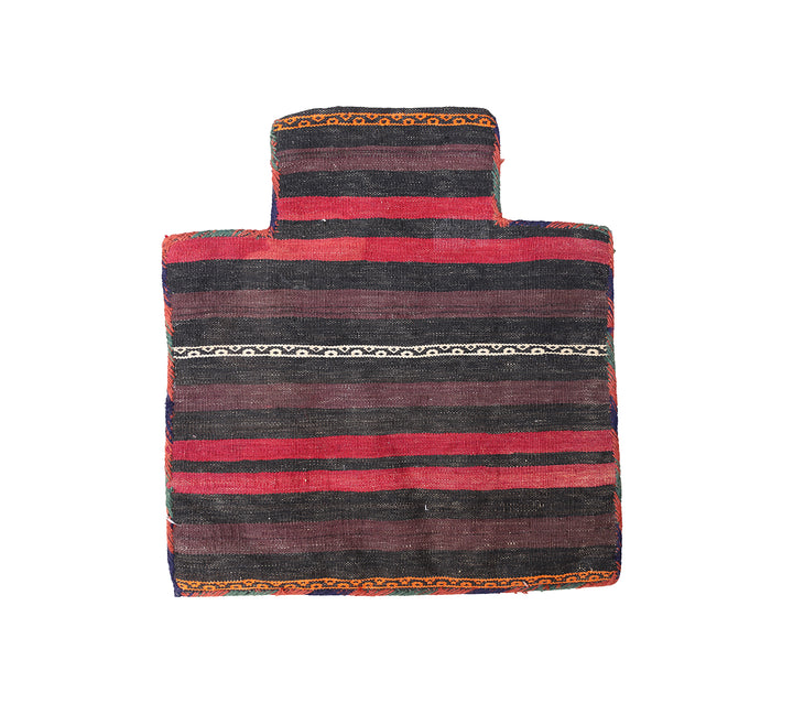 2'x2' Vintage Persian Salt Bag | Hand-Knotted Wool | Geometric
