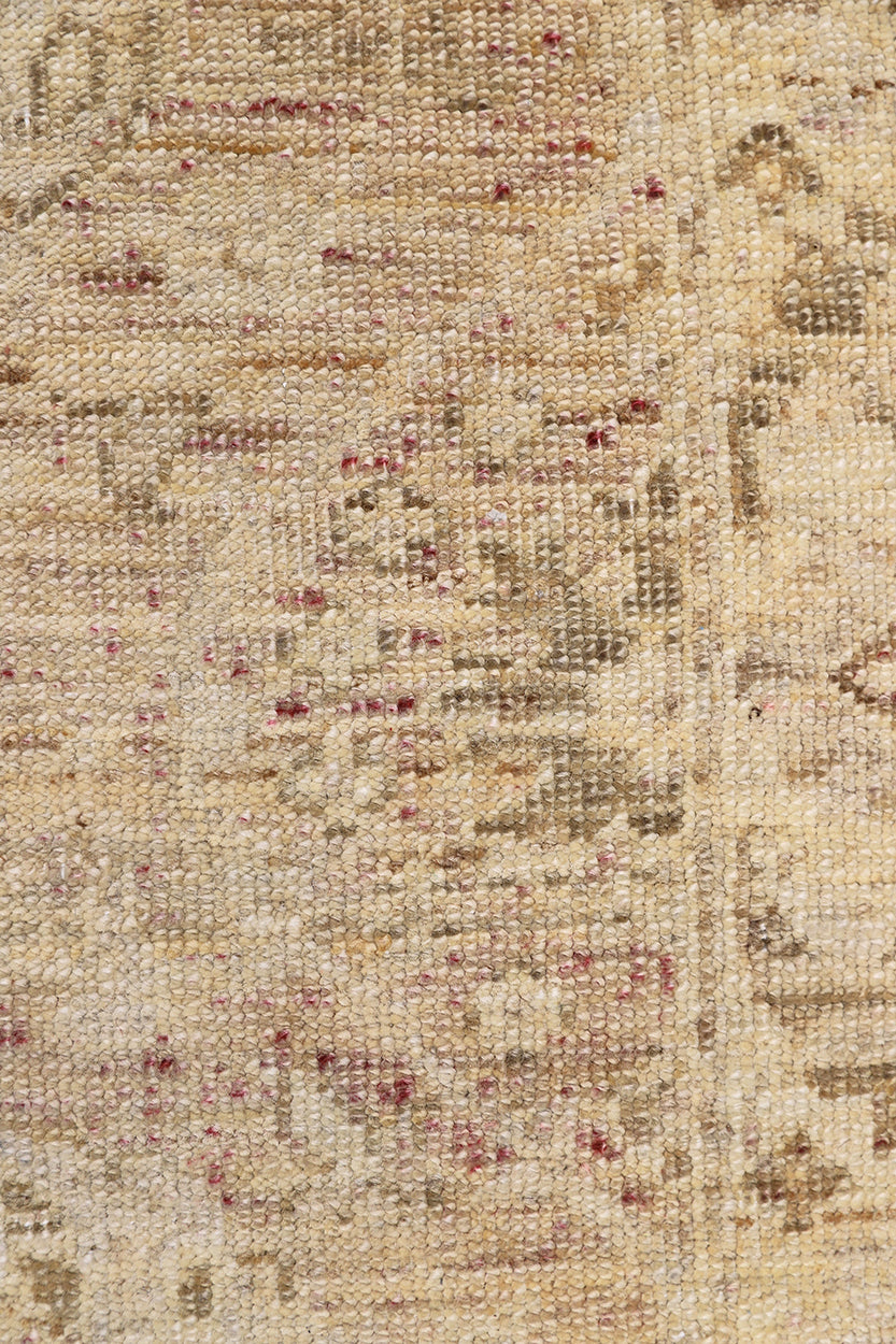2' x 3' Fine Luxury Faded Blue Ariana Traditional Tabriz hand-knotted area rug with a vintage washed-out design.