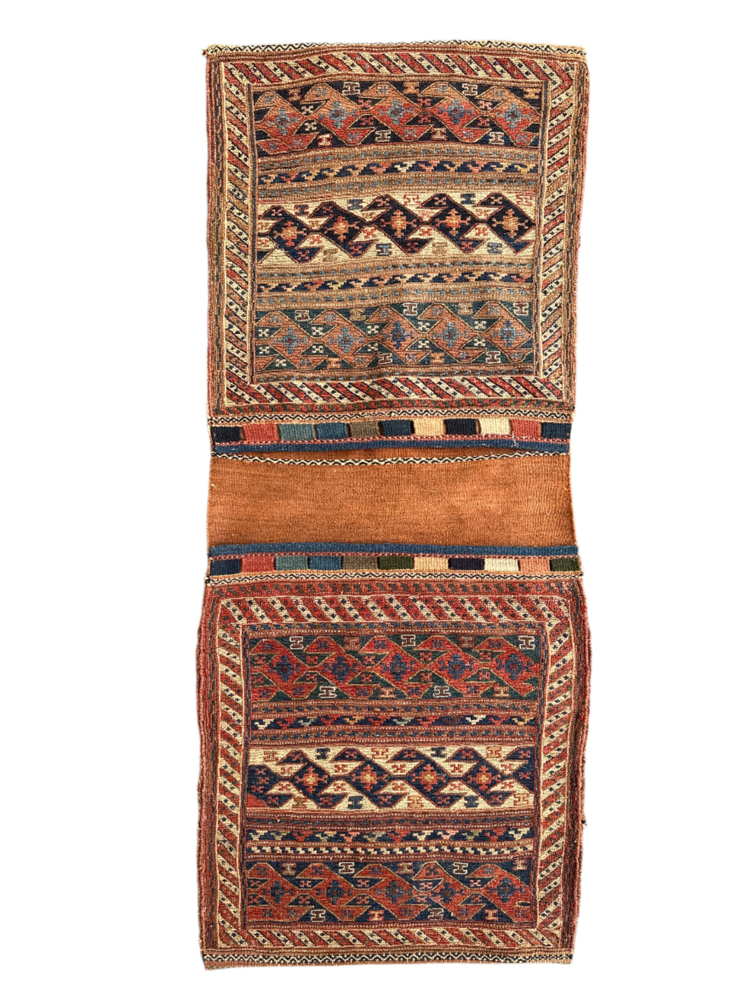 Tribal Wool Saddlebag | Persian Shahsavan Bag