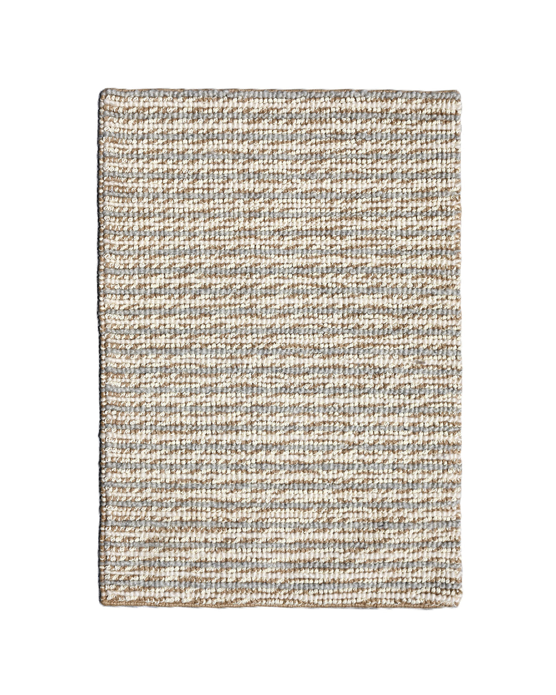 2'x3' Wool, Nylon & Hemp Loop Pile Rug