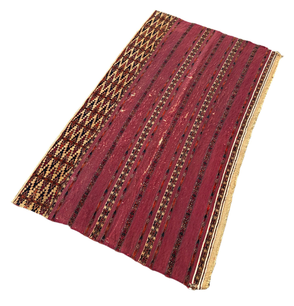 2'x4' Antique Rug | Tekke Turkoman Bagface Rug