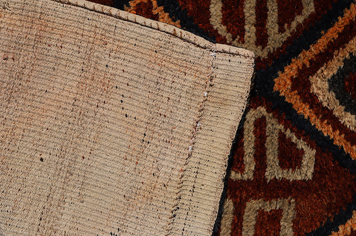 3' x 11' Vintage Uzbek Kirgiz Shag Rug | Tribal Wool Runner