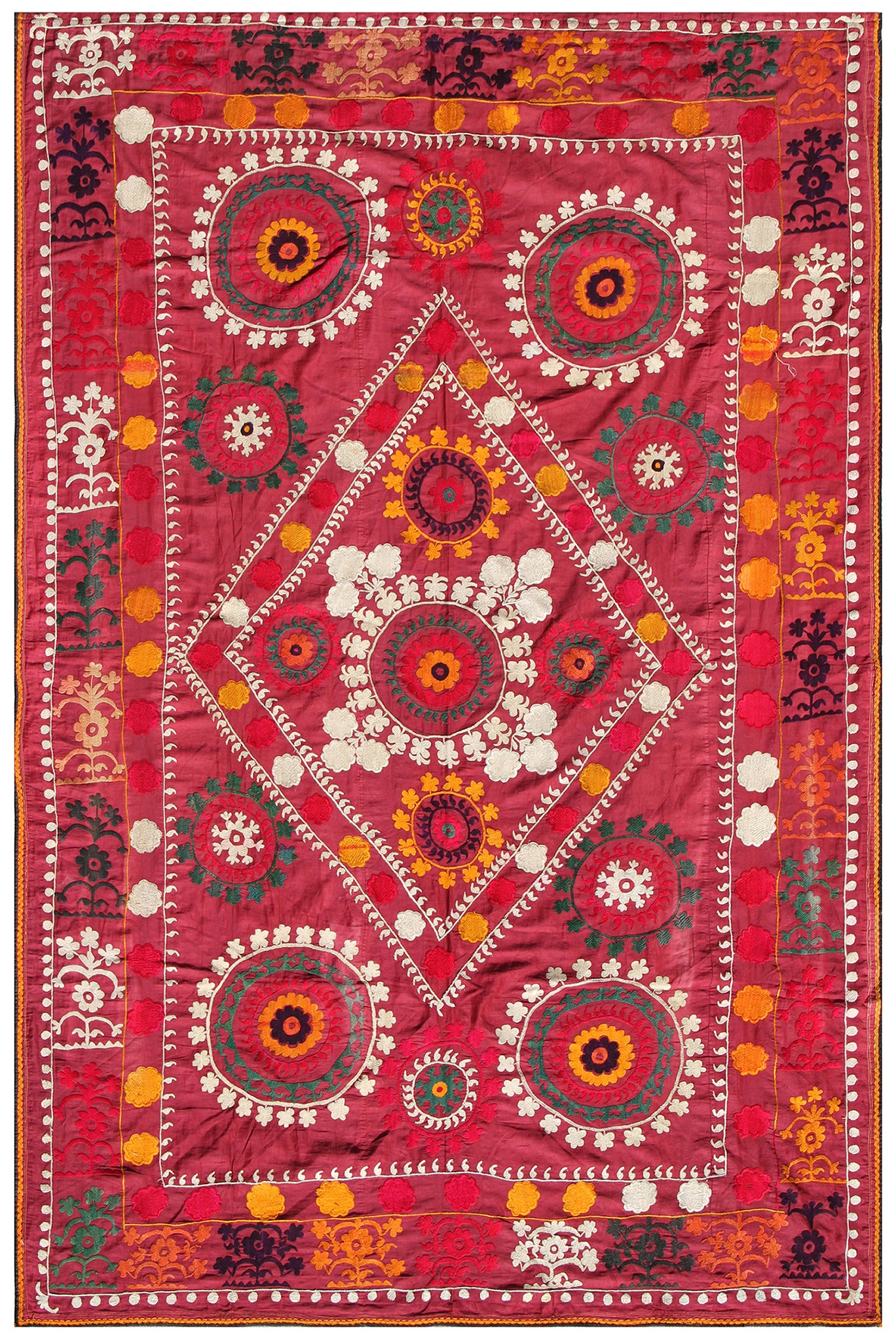 5x7 Uzbek Suzani Textile