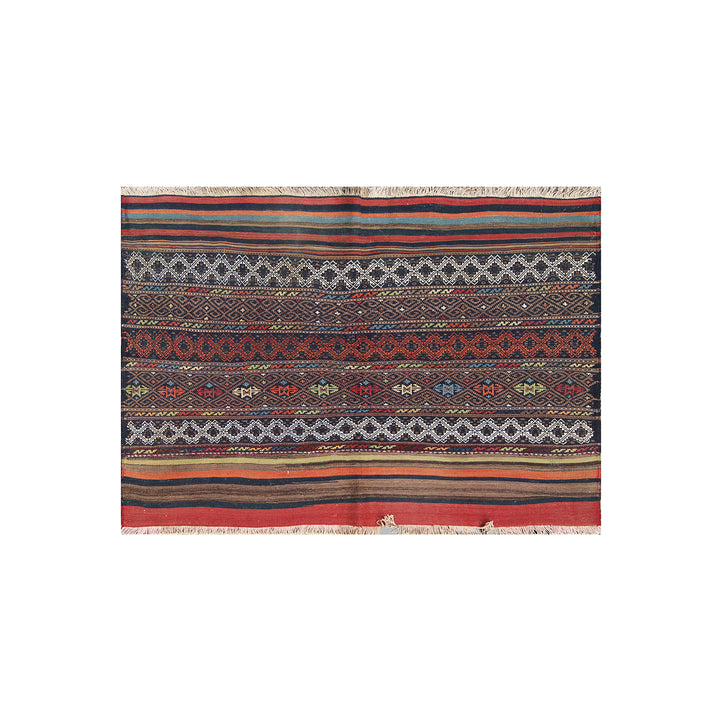 4'x5' Tribal Persian Afshar Bag Face