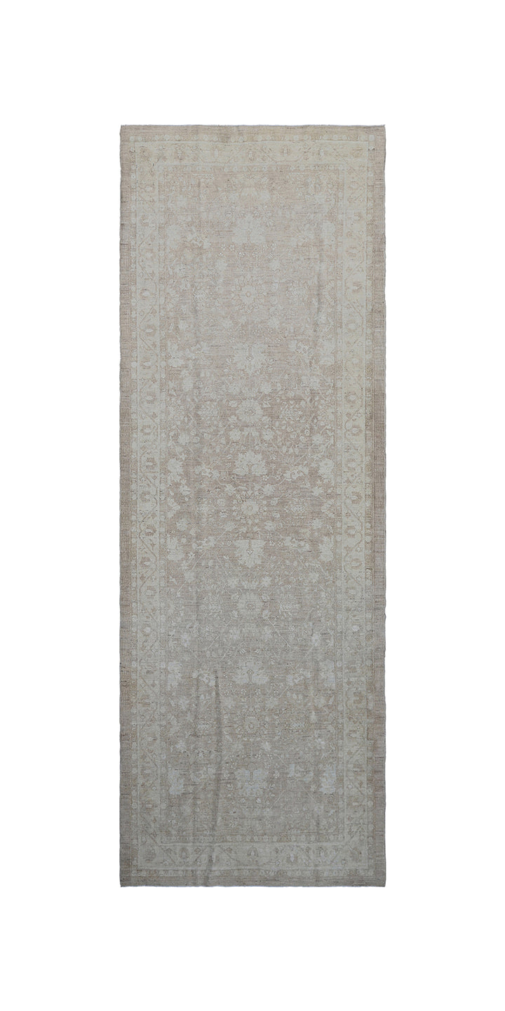 3'x10' Tabriz Haji Jalili Design | Earth Tone Runner Rug | Afghan Rug