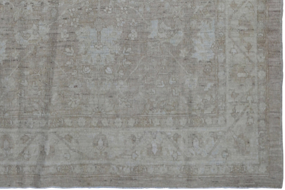 3'x10' Tabriz Haji Jalili Design | Earth Tone Runner Rug | Afghan Rug